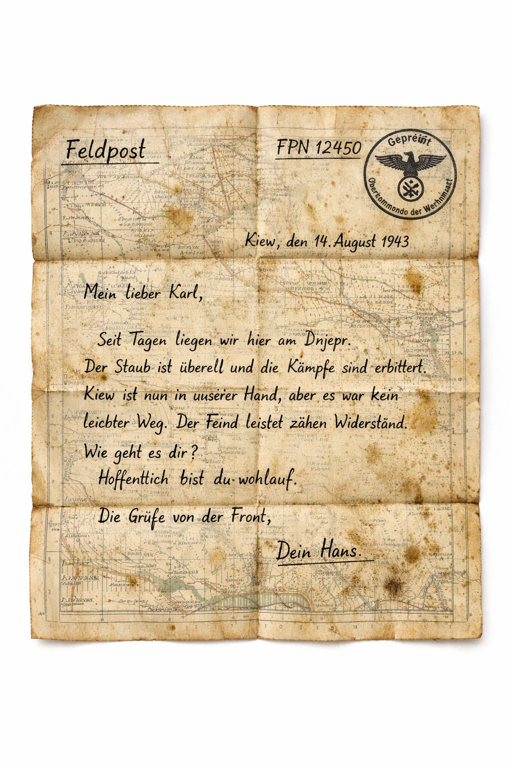 Letter From the Dnieper Front